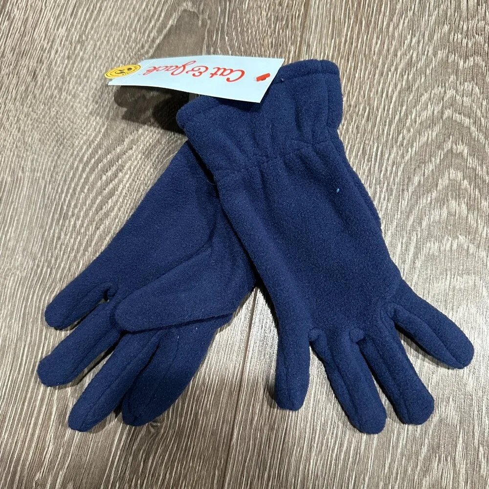 Kid's Fleece Gloves-Blue-Cat & Jack